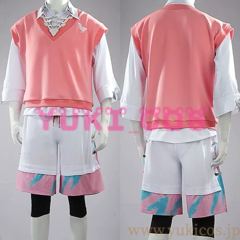 画像3: バーチャルYouTuber Vtuberにじさんじ 赤城ウェン あかぎうぇん Akagi Wen コスプレ衣装 送料無料 (3)