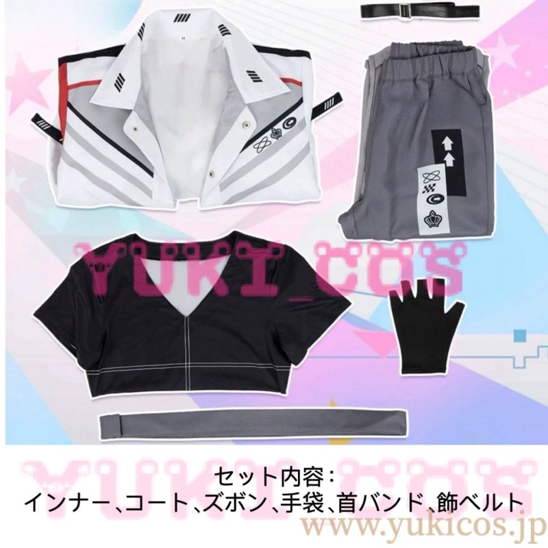 画像2: バーチャルYouTuber Vtuberにじさんじ ROF-MAO 2nd Anniversary 加賀美ハヤト コスプレ衣装 送料無料  (2)