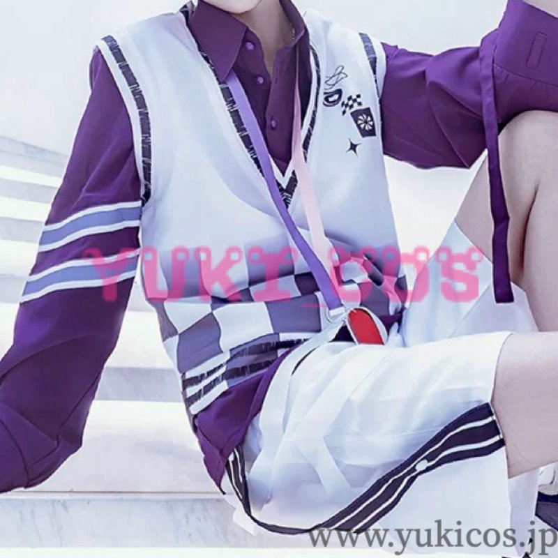 画像3: バーチャルYouTuber Vtuberにじさんじ ROF-MAO 2nd Anniversary ふわみなと Overflow 不破湊 コスプレ衣装 送料無料 (3)