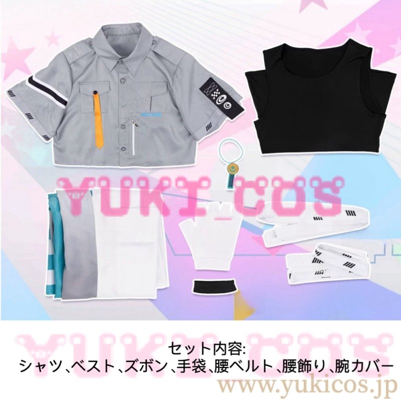 画像2: バーチャルYouTuber Vtuberにじさんじ ROF-MAO 2nd Anniversary 甲斐田晴 コスプレ衣装 送料無料  (2)