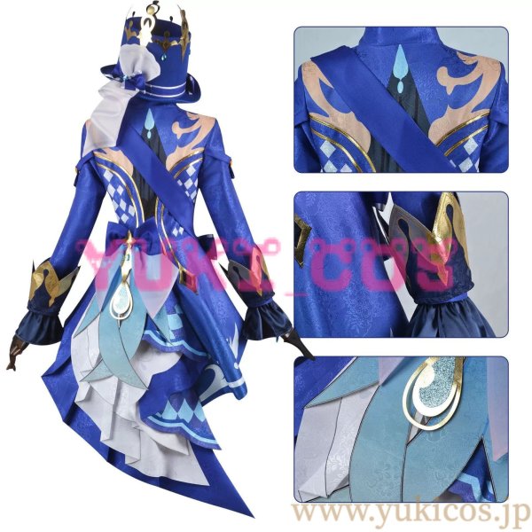 原神 水神 フォカロルス コスプレ衣装