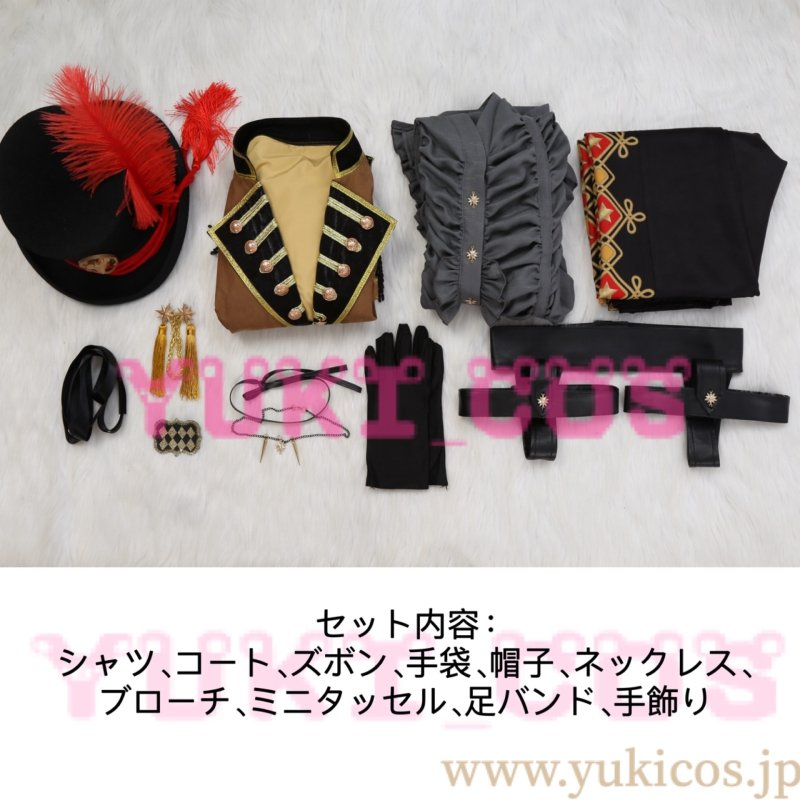 画像2: ツイステッドワンダーランド ツイステ ステージインプレイフルランド〜踊る人形と幻の遊園地 Leona レオナ SR/プレイフル・ドレス コスプレ衣装 送料無料 (2)