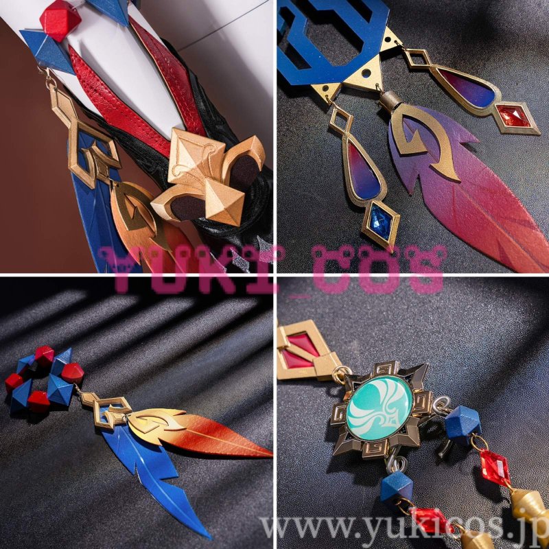 画像14: 原神 げんしん Genshin 花翼の集 Chasca チャスカ コスプレ衣装 送料無料 (14)