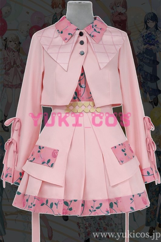 画像1: プロジェクトセカイ　プロセカ　4th Anniversary 　感謝祭　小豆沢こはね　コスプレ衣装　送料無料 (1)