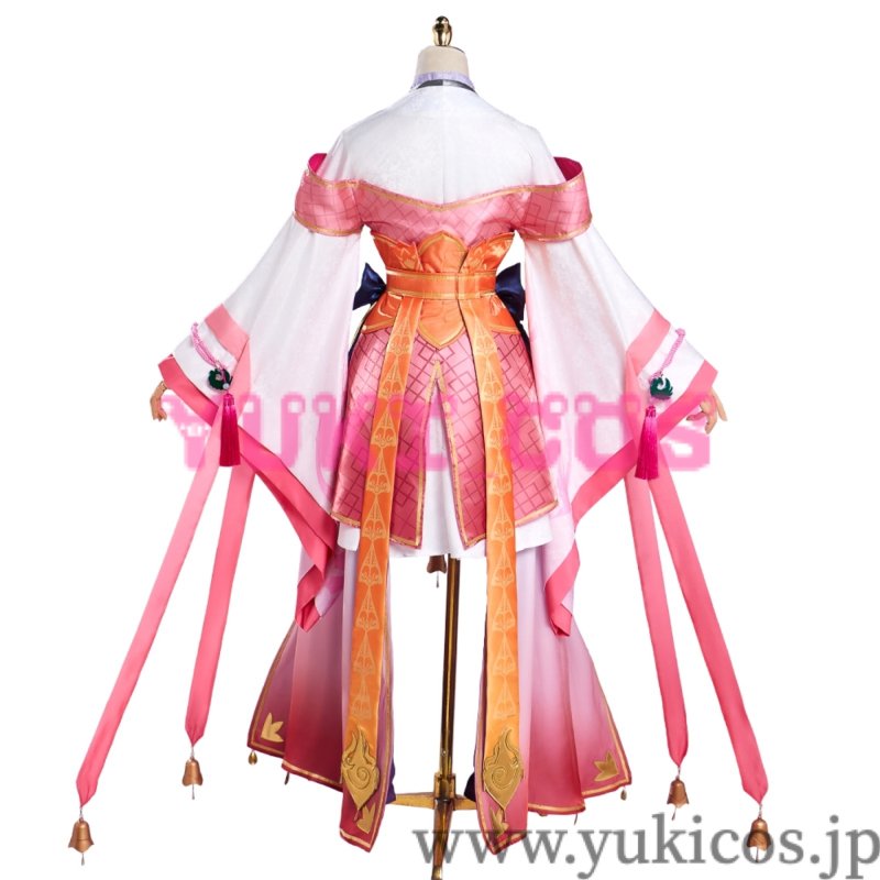 画像3: 王者栄耀x縁結びの妖狐ちゃん 塗山紅紅 トサン・ココ コスプレ衣装 送料無料 (3)