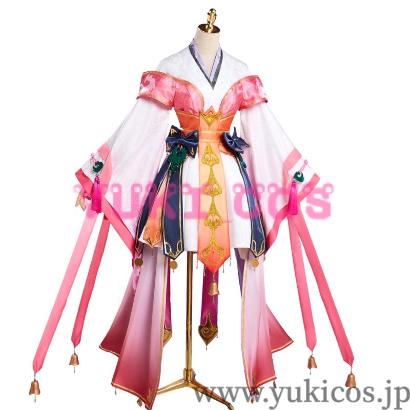 画像4: 王者栄耀x縁結びの妖狐ちゃん 塗山紅紅 トサン・ココ コスプレ衣装 送料無料 (4)