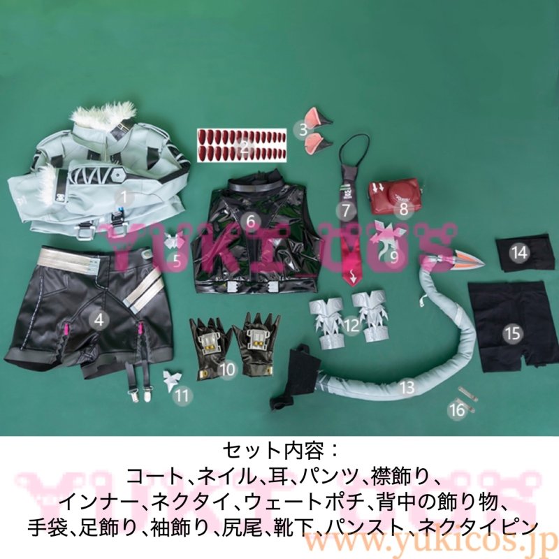 画像2: ゼンレスゾーンゼロ ゼンゾロ ZZZ ジェーン・ドゥ JaneDoe ジェーン コスプレ衣装 送料無料 新バージョン (2)