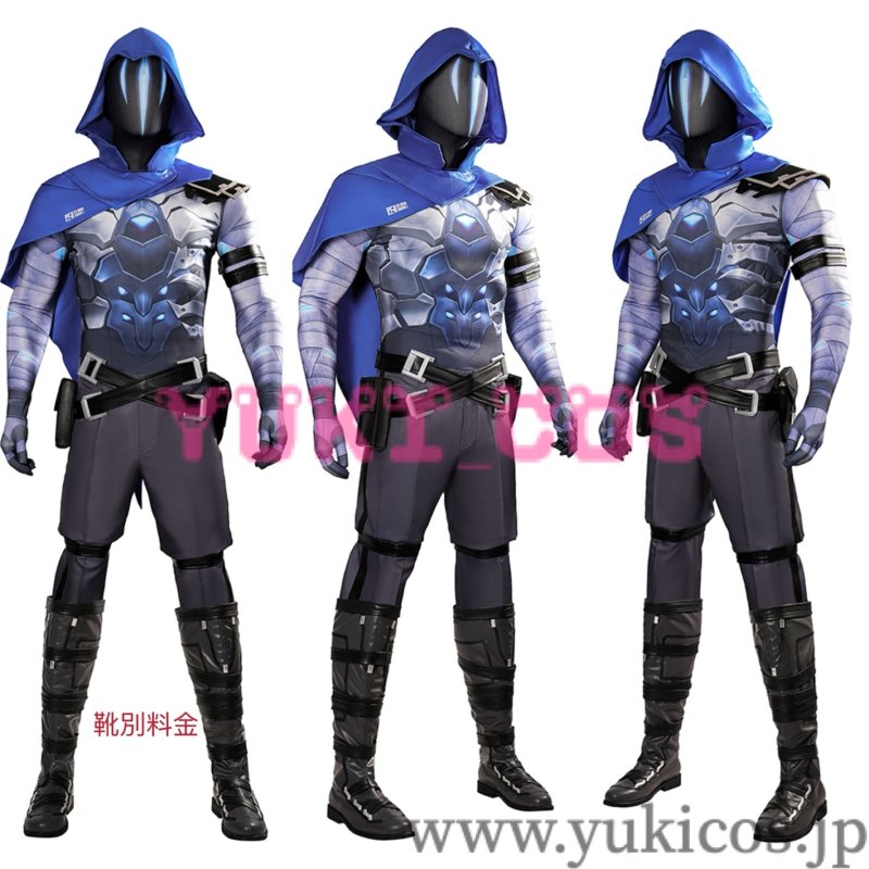 画像4: VALORANT ヴァロラント Omen オーメン コスプレ衣装 送料無料 (4)