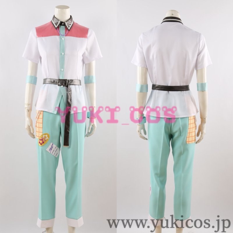 画像8: あんさんぶるスターズ! あんスタ クロススカウト・ハッピーチャーム/Sunny Side ハッピーパレード 明星スバル ハッピームード 春川宙 ハッピーキャスト 漣ジュン コスプレ衣装 送料無料 (8)