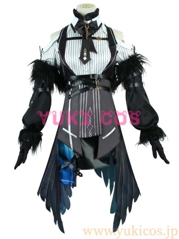 画像1: バーチャルYouTuber 　Vtuber 　ホロライブEN　 Nerissa Ravencroft　ネリッサ・レイヴンクロフト　コスプレ衣装　送料無料 (1)