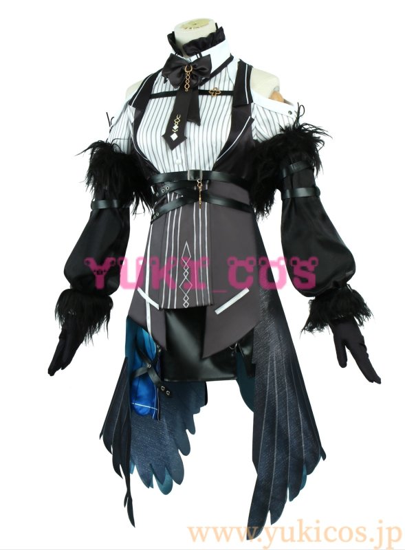 画像4: バーチャルYouTuber  Vtuber  ホロライブEN  Nerissa Ravencroft ネリッサ・レイヴンクロフト コスプレ衣装 送料無料 (4)