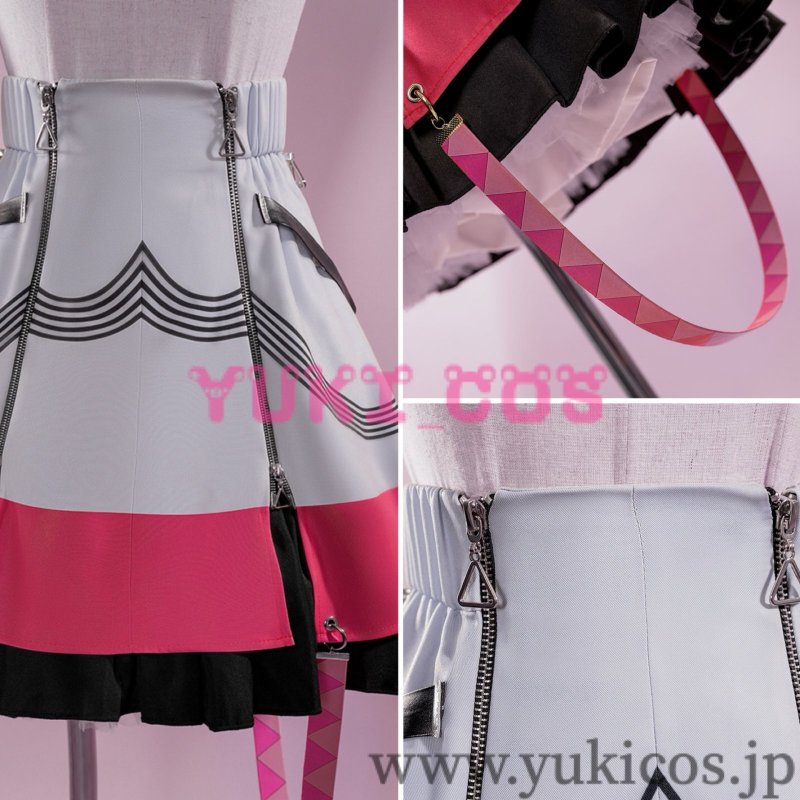 画像9: Utau 重音 テト Kasane Teto 15周年記念 Synthesizer V AI  コスプレ衣装 送料無料 (9)