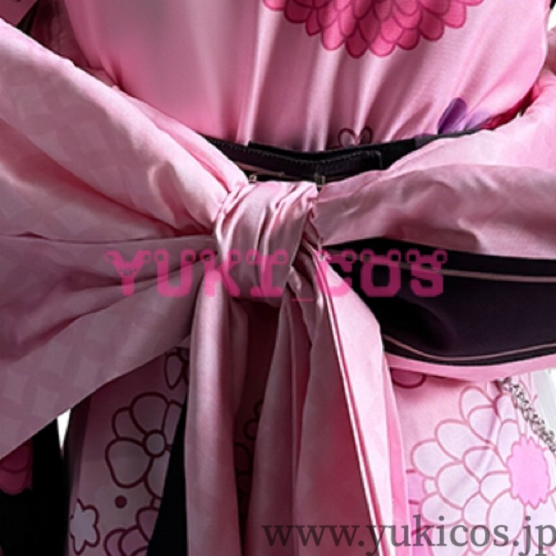 画像20: バーチャルYouTuber Vtuber  ホロライブ Mococo Abyssgard モココ・アビスガード Fuwawa Abyssgard フワワ・アビスガード FUWAWA MOCOCO 正月和服 コスプレ衣装 送料無料 (20)