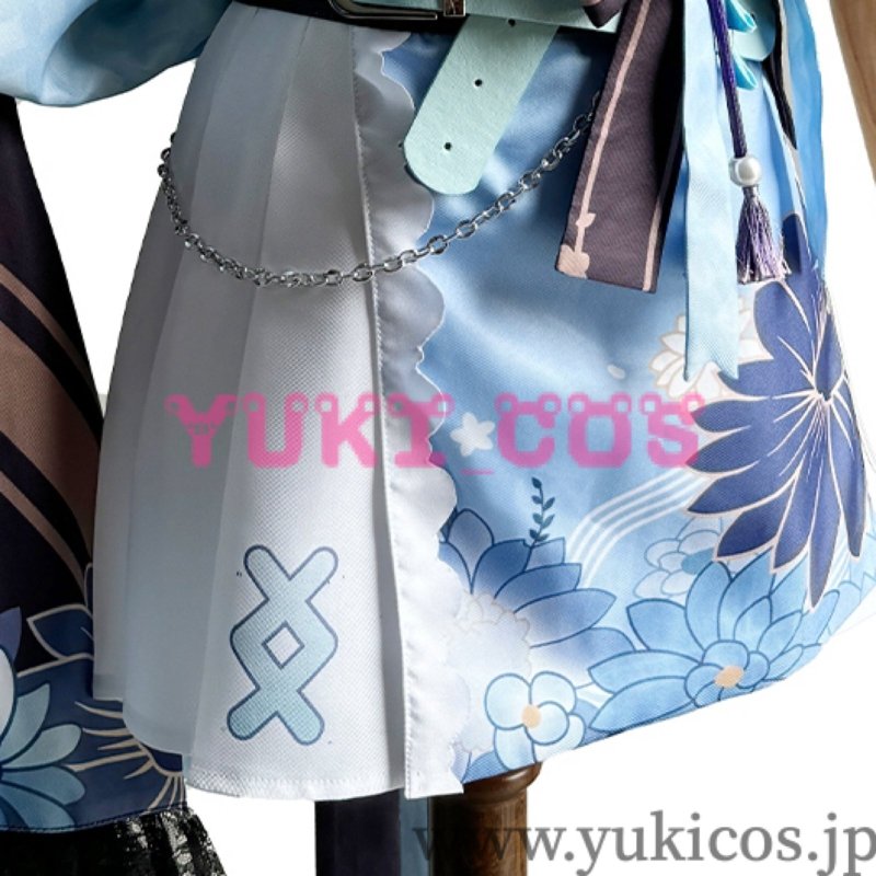 画像10: バーチャルYouTuber Vtuber  ホロライブ Mococo Abyssgard モココ・アビスガード Fuwawa Abyssgard フワワ・アビスガード FUWAWA MOCOCO 正月和服 コスプレ衣装 送料無料 (10)