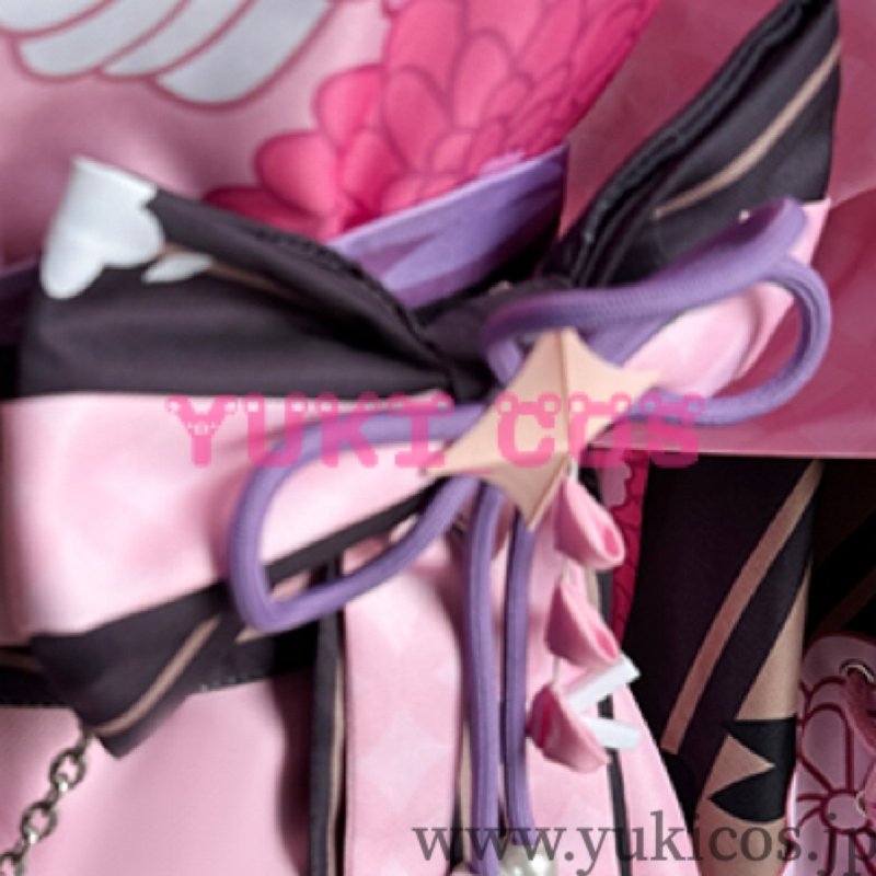 画像18: バーチャルYouTuber Vtuber  ホロライブ Mococo Abyssgard モココ・アビスガード Fuwawa Abyssgard フワワ・アビスガード FUWAWA MOCOCO 正月和服 コスプレ衣装 送料無料 (18)