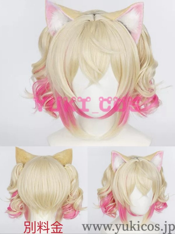 画像21: バーチャルYouTuber Vtuber  ホロライブ Mococo Abyssgard モココ・アビスガード Fuwawa Abyssgard フワワ・アビスガード FUWAWA MOCOCO 正月和服 コスプレ衣装 送料無料 (21)