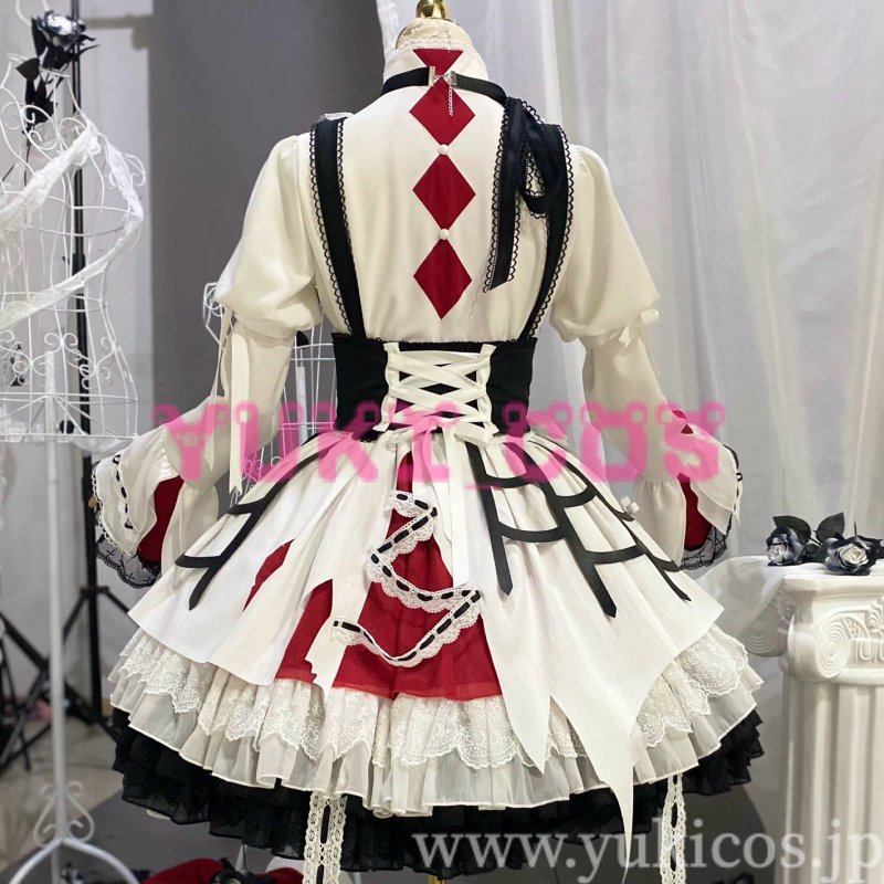 画像3: プロジェクトセカイ プロセカ 朽ちゆく花はやがてガチャ 失われてしまったもの 暁山瑞希 苦痛の綻花 化けの花 コスプレ衣装 送料無料 (3)