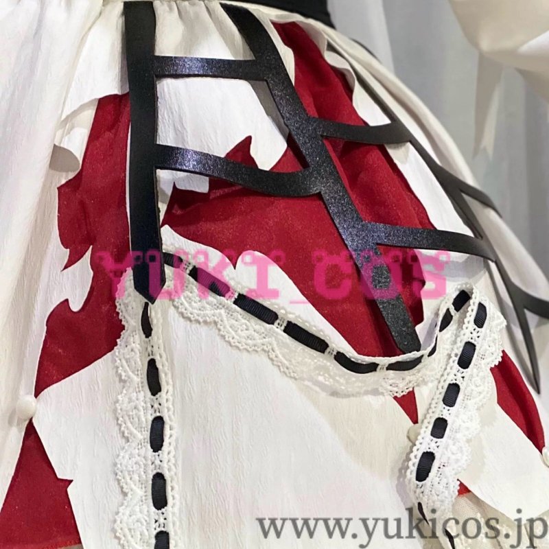 画像8: プロジェクトセカイ プロセカ 朽ちゆく花はやがてガチャ 失われてしまったもの 暁山瑞希 苦痛の綻花 化けの花 コスプレ衣装 送料無料 (8)