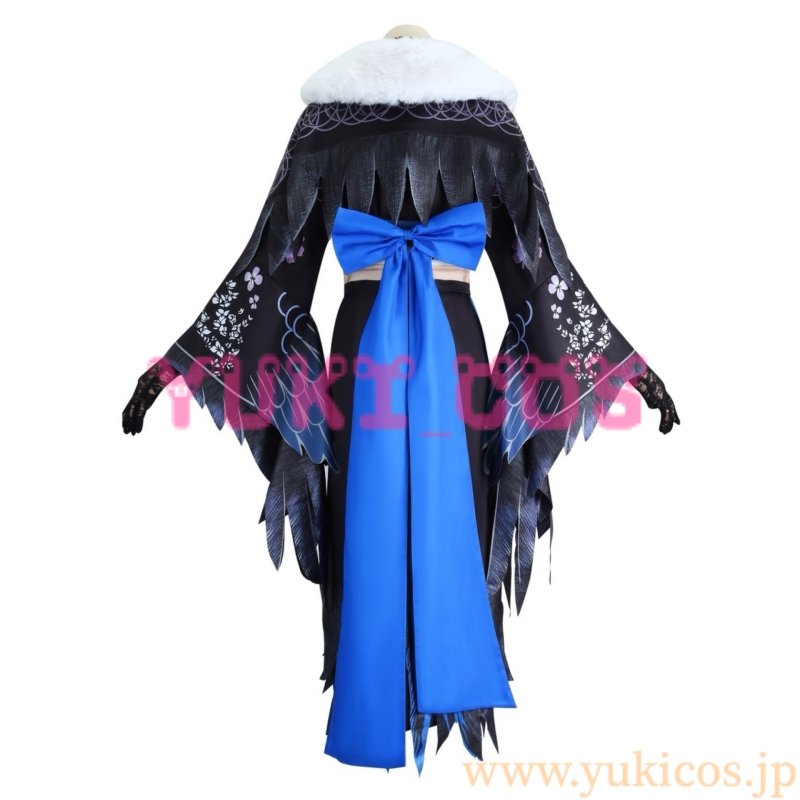 画像3: Vtuber  ホロライブEN  Nerissa Ravencroft ネリッサ・レイヴンクロフト 正月 コスプレ衣装 送料無料 (3)