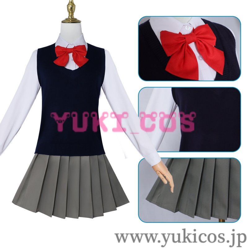 画像6: 2.5次元の誘惑 にてんごじげんのリリサ にごリリ 天乃リリサ あまのりりさ 橘美花莉 たちばなみかり 校服 コスプレ衣装 送料無料 (6)