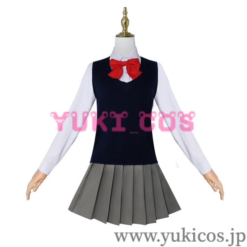 画像4: 2.5次元の誘惑 にてんごじげんのリリサ にごリリ 天乃リリサ あまのりりさ 橘美花莉 たちばなみかり 校服 コスプレ衣装 送料無料 (4)