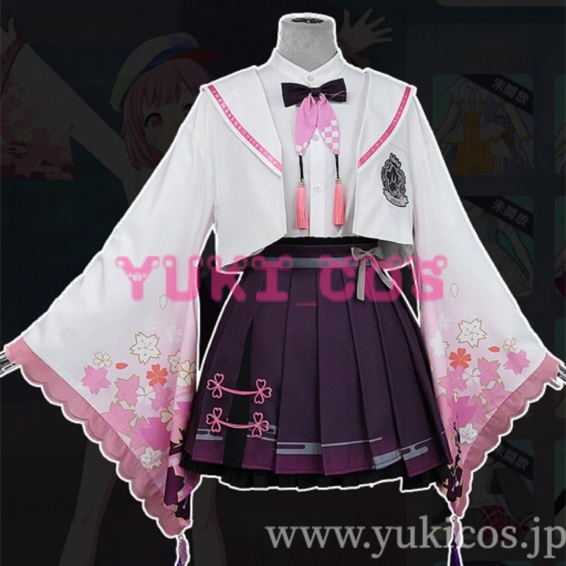 画像11: プロジェクトセカイ プロセカ 草薙寧々 鳳えむ 和服 コスプレ衣装 送料無料 (11)