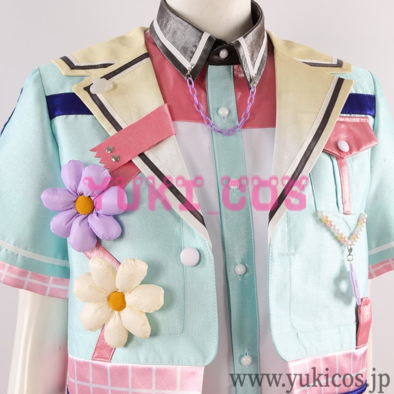 画像4: あんさんぶるスターズ! あんスタ クロススカウト・ハッピーチャーム/Sunny Side ハッピーパレード 明星スバル ハッピームード 春川宙 ハッピーキャスト 漣ジュン コスプレ衣装 送料無料 (4)