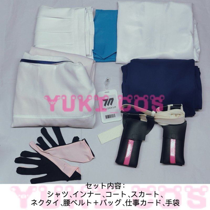 画像2: ブルーアーカイブ ブルアカ 白石ウタハ コスプレ衣装 送料無料 (2)