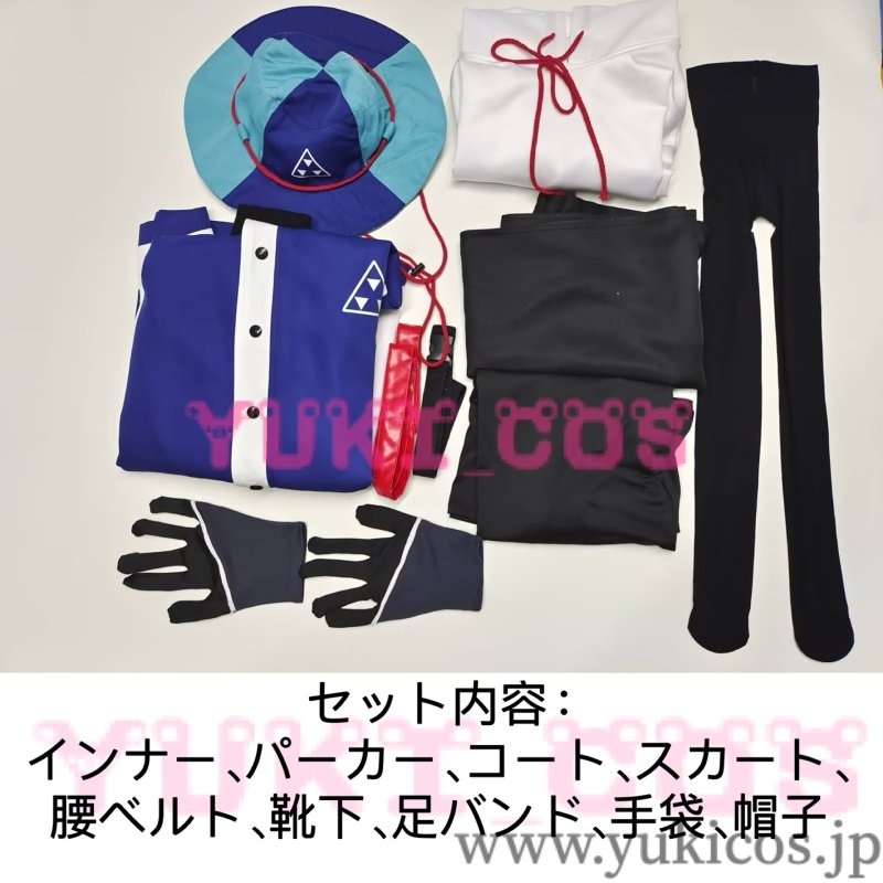 画像2: ブルーアーカイブ ブルアカ 各務チヒロ かがみチヒロ チヒロ キャンプ コスプレ衣装 送料無料 (2)