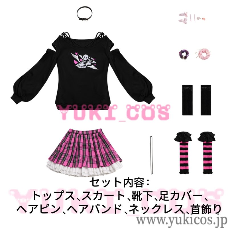 画像2: プロジェクトセカイ プロセカ 初音ミクxドン・キホーテフェア 2024 鏡音リン コスプレ衣装 送料無料 (2)