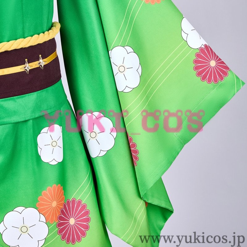 画像6: 魔法少女にあこがれて まほあこ 阿良河 キウィ お正月 和服 コスプレ衣装 送料無料 (6)