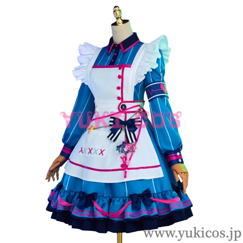 画像4:  プロジェクトセカイ プロセカ 猫耳おばけの案内人 特訓後 てりぶる なーすさん 朝比奈まふゆ コスプレ衣装 送料無料 (4)