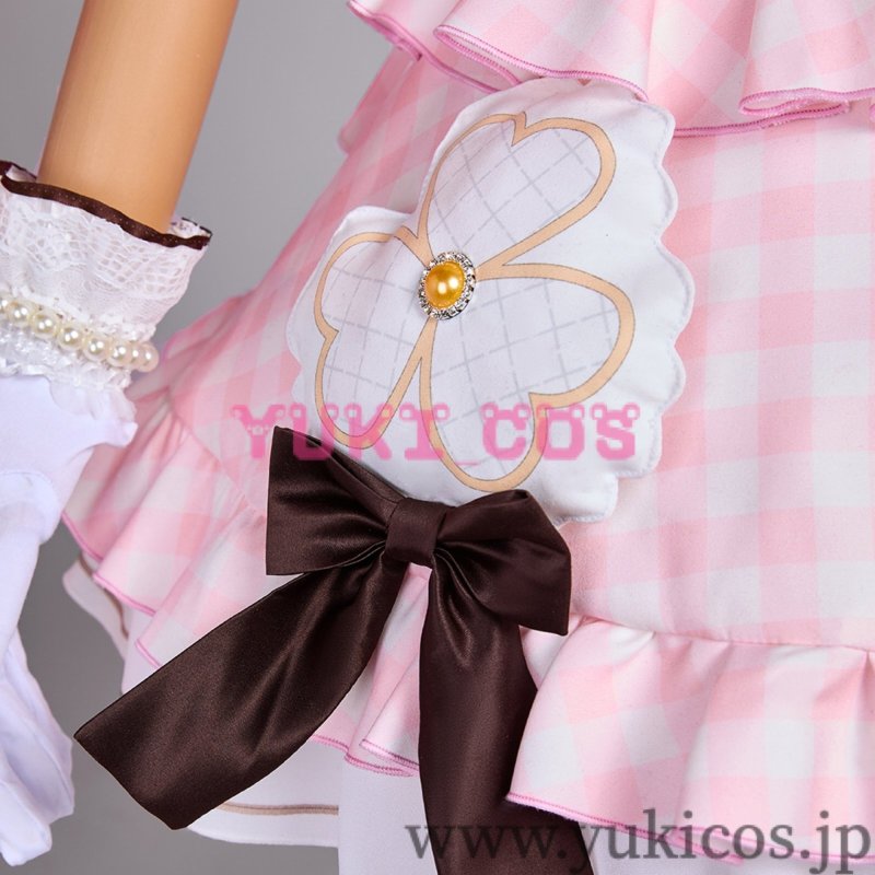 画像10: プロジェクトセカイ プロセカ MORE MORE JUMP! MMJ 4th Anniversary プレミアムプレゼントガチャ Sweet & Rose 花里みのり コスプレ衣装 送料無料 (10)