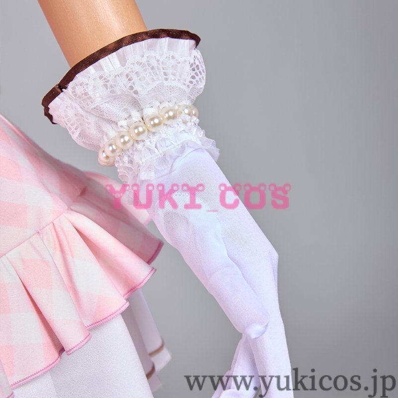 画像7: プロジェクトセカイ プロセカ MORE MORE JUMP! MMJ 4th Anniversary プレミアムプレゼントガチャ Sweet & Rose 花里みのり コスプレ衣装 送料無料 (7)