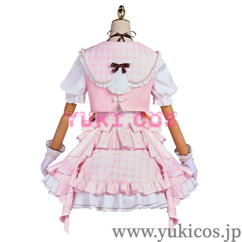 画像3: プロジェクトセカイ プロセカ MORE MORE JUMP! MMJ 4th Anniversary プレミアムプレゼントガチャ Sweet & Rose 花里みのり コスプレ衣装 送料無料 (3)