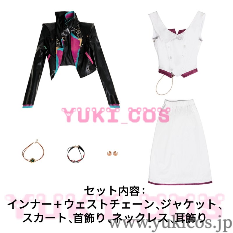 画像2: リーグ・オブ・レジェンド  リーグオブレジェンド League of Legends LOL JINX PowPow コスプレ衣装 送料無料 (2)