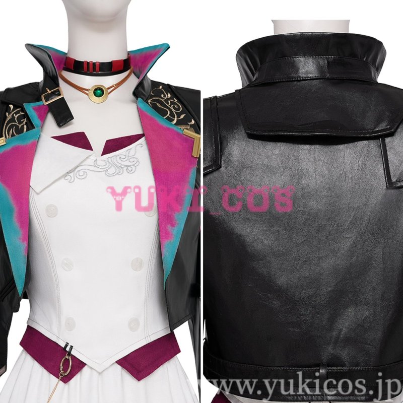 画像4: リーグ・オブ・レジェンド  リーグオブレジェンド League of Legends LOL JINX PowPow コスプレ衣装 送料無料 (4)