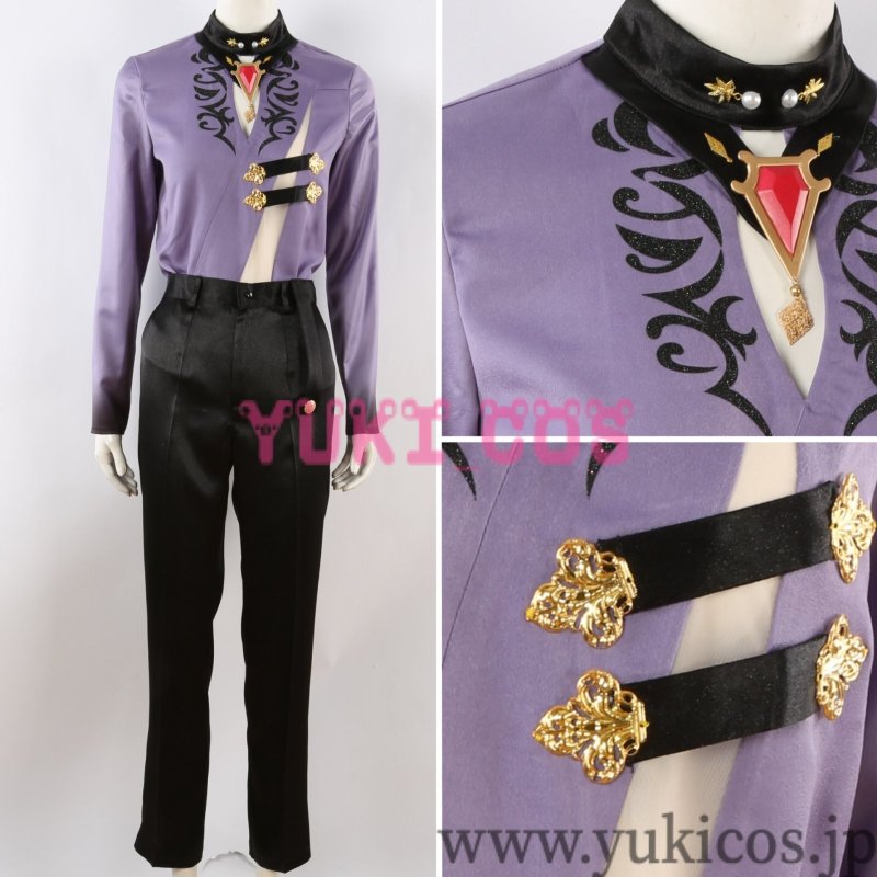 画像7: あんさんぶるスターズ! あんスタ スカウト!いざよう月の歌  Look back 繋がる月の歌 朔間凛月 耳に残る月の歌 衣更真緒 譲れない月の歌 朔間零 知らない月の歌 遊木真 コスプレ衣装 送料無料 (7)