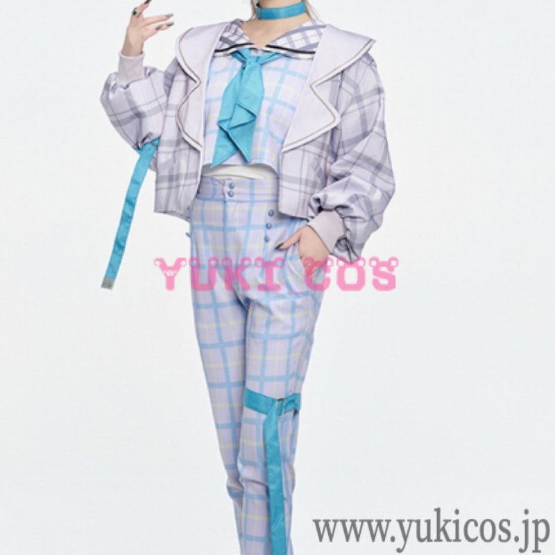 画像6: バーチャルYouTuber　Vtuber にじさんじ　ChroNoiR　ニューレトロスタイル　叶　葛葉　セーラー服　コスプレ衣装　送料無料 (6)