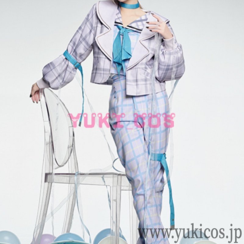 画像5: バーチャルYouTuber　Vtuber にじさんじ　ChroNoiR　ニューレトロスタイル　叶　葛葉　セーラー服　コスプレ衣装　送料無料 (5)