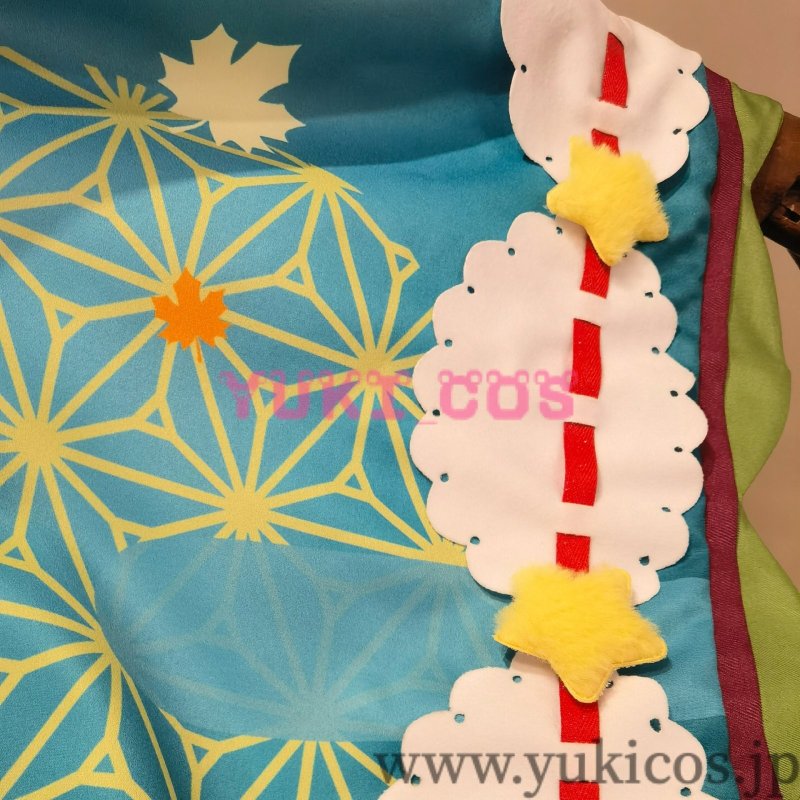 画像6: プロジェクトセカイ プロセカ 落葉舞うティールームでガチャ 夕景、秋風に吹かれて 日野森志歩 ライブ衣装 ゆかし紅葉の衣 コスプレ衣装 送料無料 (6)