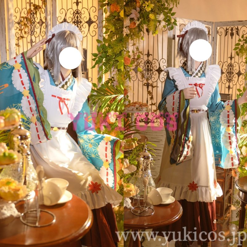 画像9: プロジェクトセカイ プロセカ 落葉舞うティールームでガチャ 夕景、秋風に吹かれて 日野森志歩 ライブ衣装 ゆかし紅葉の衣 コスプレ衣装 送料無料 (9)