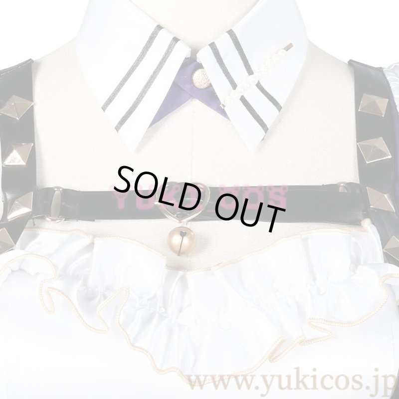 画像5: Vtuber　にじさんじEN　Meloco Kyoran　狂蘭メロコ　ポニーテール猫耳メイド　コスプレ衣装　送料無料 (5)