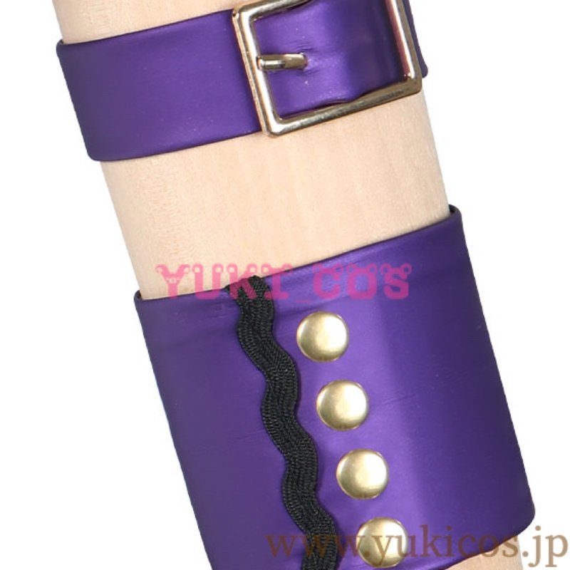 画像7: Vtuber にじさんじEN Meloco Kyoran 狂蘭メロコ ポニーテール猫耳メイド コスプレ衣装 送料無料 (7)