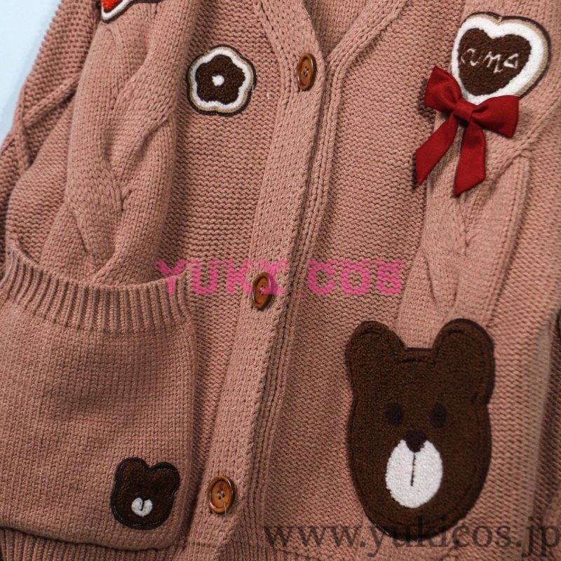 画像3: プロジェクトセカイ プロセカ カフェモカ・ベア ルームウェア 女性用 コスプレ衣装 送料無料 (3)