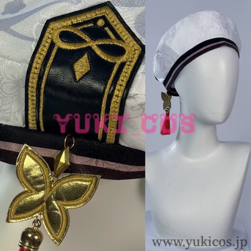 画像6: 原神 げんしん 胡桃 残雪に咲く紅 コスプレ衣装 送料無料 (6)