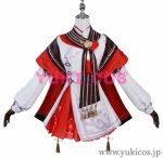 画像1: 原神　げんしん　胡桃　残雪に咲く紅　コスプレ衣装　送料無料 (1)