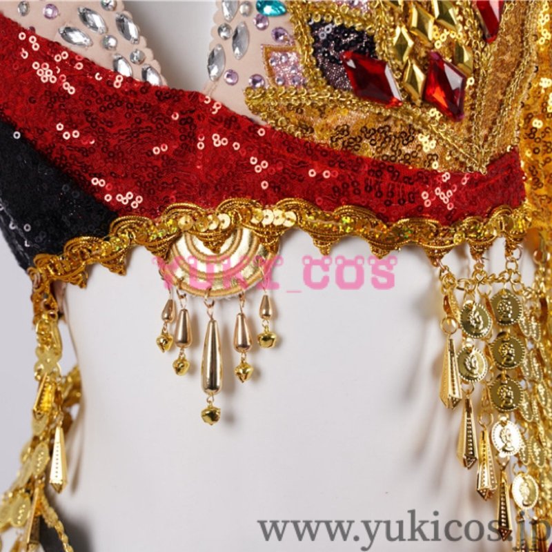 画像6: バーチャルYouTuber  Vtuber  ホロライブ パイパイ仮面でどうかしらん?  How about Paipai Mask? 宝鐘マリン コスプレ衣装 送料無料 (6)