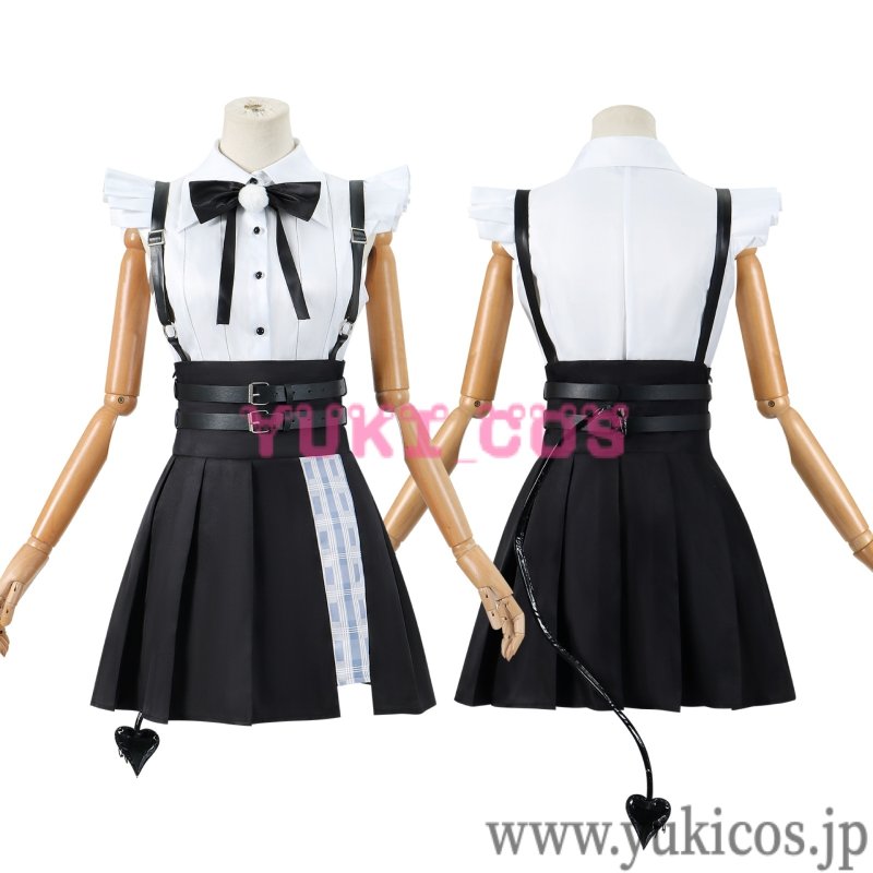 画像8: バーチャルYouTuber  Vtuber ホロライブ 常闇トワ とこやみトワ ガーリー系 コスプレ衣装 送料無料 (8)