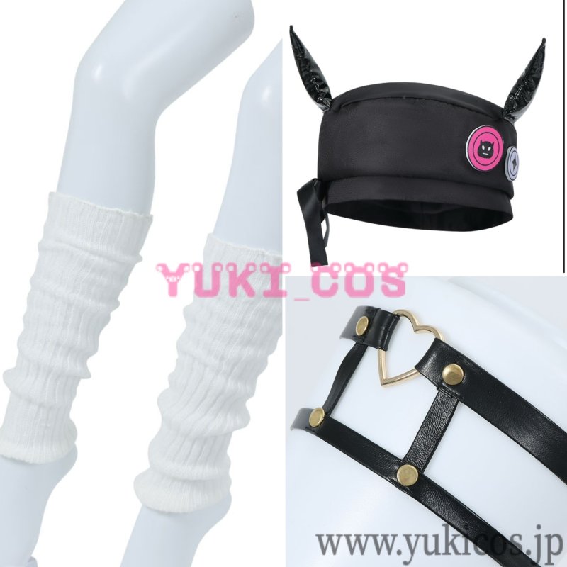 画像11: バーチャルYouTuber  Vtuber ホロライブ 常闇トワ とこやみトワ ガーリー系 コスプレ衣装 送料無料 (11)